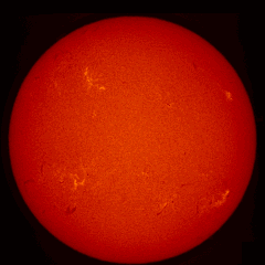 Image of Sun's chromosphere