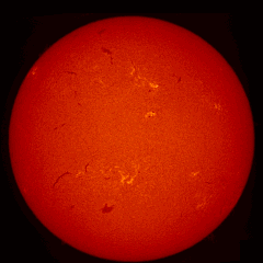 Image of Sun's chromosphere