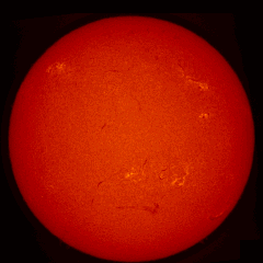 Image of Sun's chromosphere