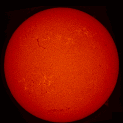 Image of Sun's chromosphere