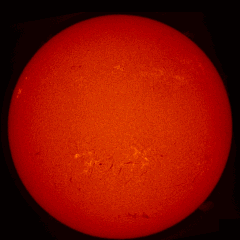 Image of Sun's chromosphere