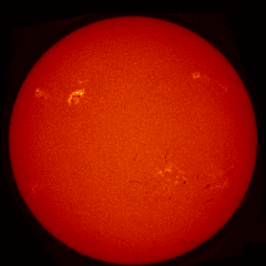 Image of Sun's chromosphere