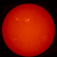 Image of Sun's chromosphere