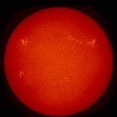 Image of Sun's chromosphere