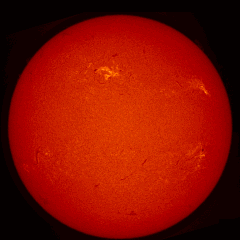 Image of Sun's chromosphere