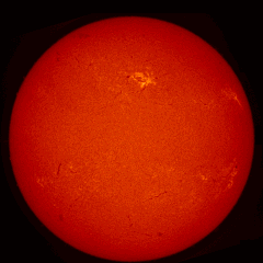 Image of Sun's chromosphere