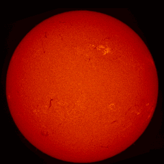 Image of Sun's chromosphere