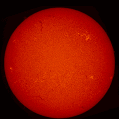 Image of Sun's chromosphere