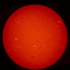 Image of Sun's chromosphere