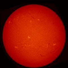 Image of Sun's chromosphere