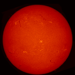 Image of Sun's chromosphere