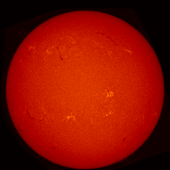 Image of Sun's chromosphere