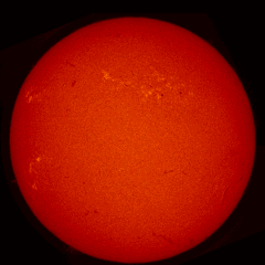 Image of Sun's chromosphere