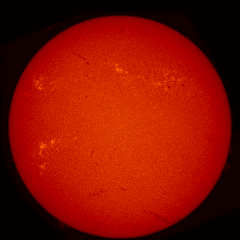 Image of Sun's chromosphere