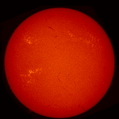 Image of Sun's chromosphere