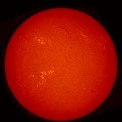 Image of Sun's chromosphere