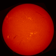 Image of Sun's chromosphere