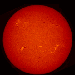 Image of Sun's chromosphere