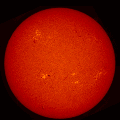 Image of Sun's chromosphere