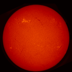 Image of Sun's chromosphere