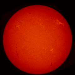 Image of Sun's chromosphere