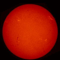 Image of Sun's chromosphere