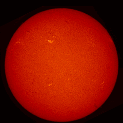 Image of Sun's chromosphere