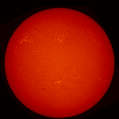 Image of Sun's chromosphere