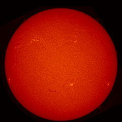 Image of Sun's chromosphere