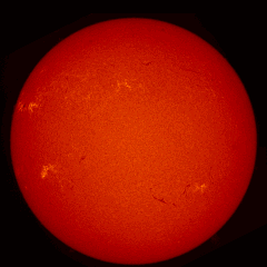 Image of Sun's chromosphere