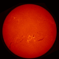 Image of Sun's chromosphere