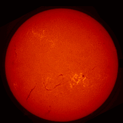 Image of Sun's chromosphere