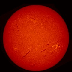 Image of Sun's chromosphere