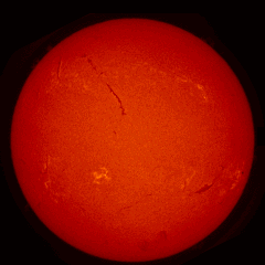 Image of Sun's chromosphere