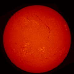 Image of Sun's chromosphere