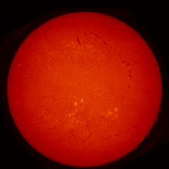 Image of Sun's chromosphere