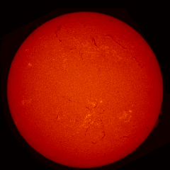 Image of Sun's chromosphere