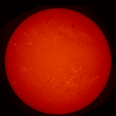 Image of Sun's chromosphere