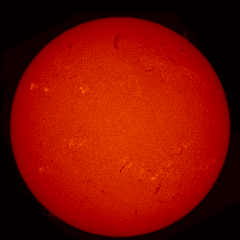 Image of Sun's chromosphere