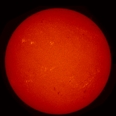 Image of Sun's chromosphere