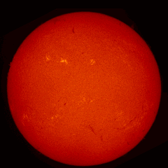 Image of Sun's chromosphere