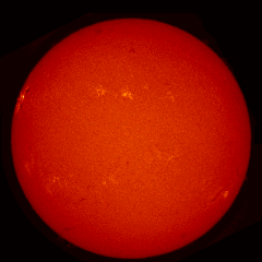 Image of Sun's chromosphere