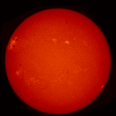 Image of Sun's chromosphere