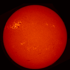 Image of Sun's chromosphere