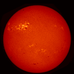 Image of Sun's chromosphere