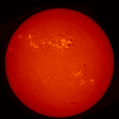 Image of Sun's chromosphere