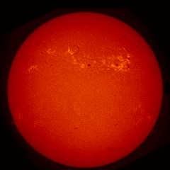 Image of Sun's chromosphere