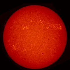 Image of Sun's chromosphere