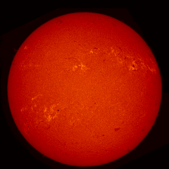 Image of Sun's chromosphere