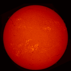 Image of Sun's chromosphere